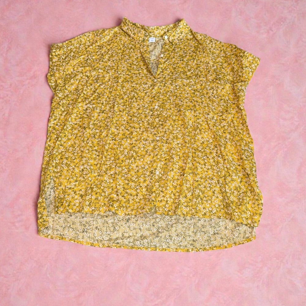 Women’s Floral Button Down Top (XL) NWT